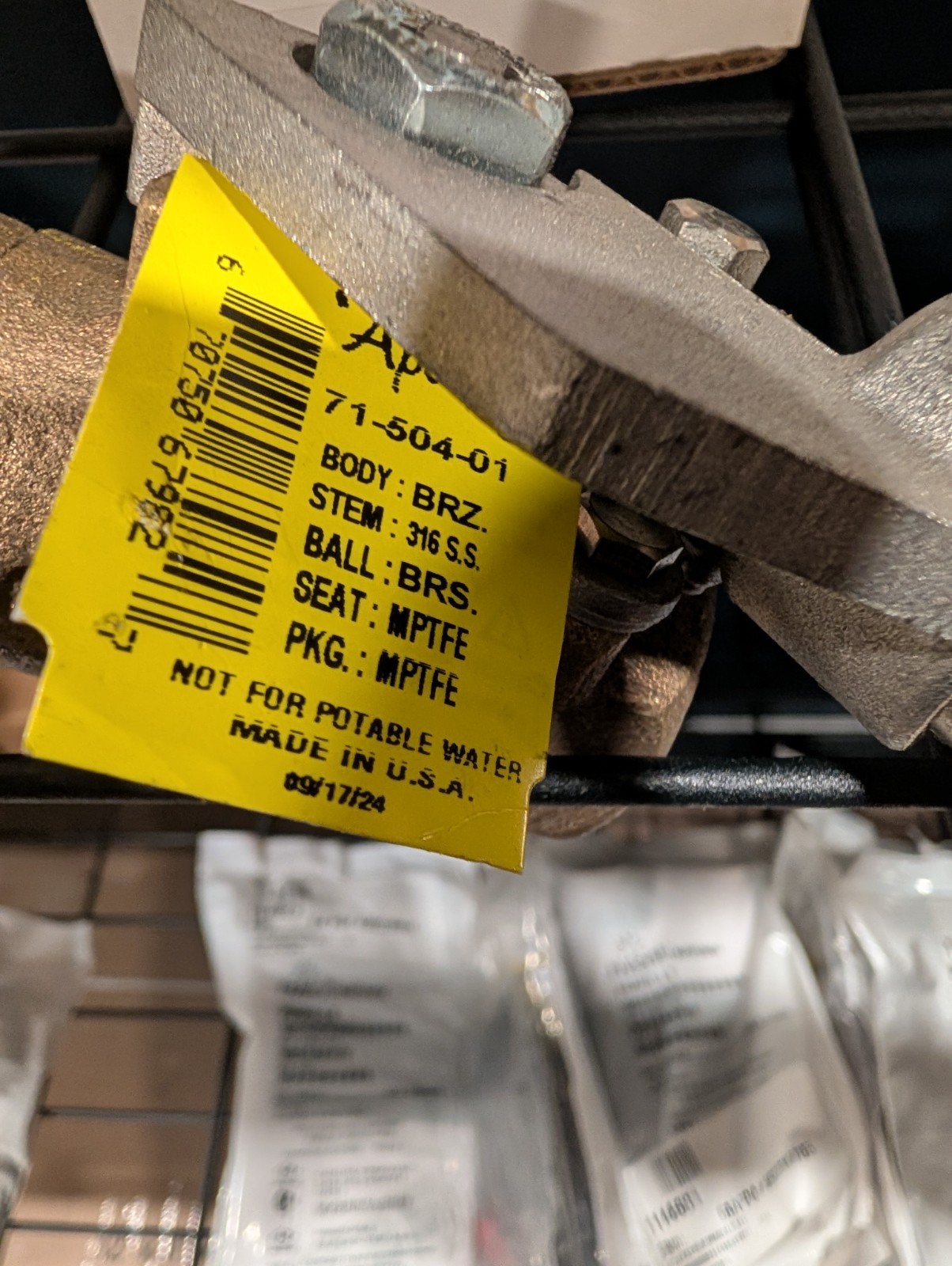 Apollo Valves Manual 2 Way Ball Valve NPT Bronze 71-504-01 w Spring Return 3/4 Apollo Valves Manual 2 Way Ball Valve NPT Bronze 71-504-01 w Spring Return 3/4