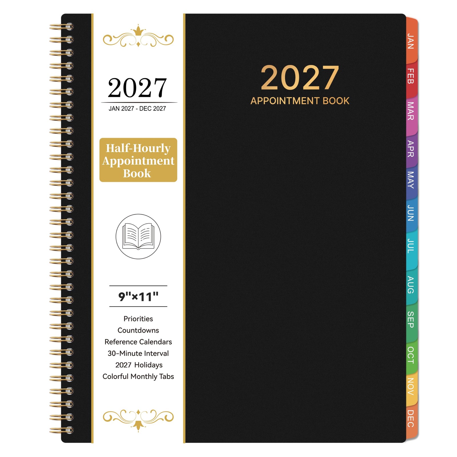 2027 Appointment Planner 9x11 Inch Monthly Weekly Schedule Book Jan Dec 2027 Appointment Planner 9x11 Inch Monthly Weekly Schedule Book Jan Dec