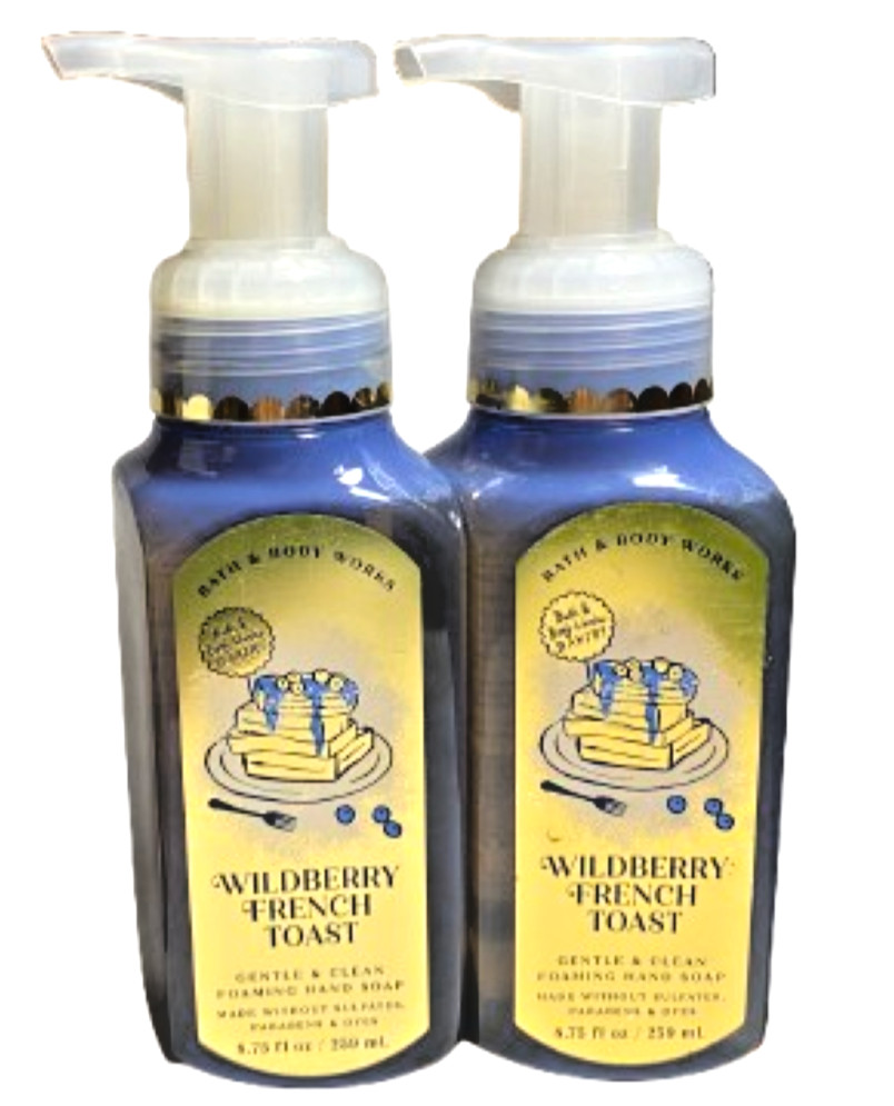 2 WILDBERRY FRENCH TOAST Foaming Hand Soaps Soap Bath & Body Works ~ 2 WILDBERRY FRENCH TOAST Foaming Hand Soaps Soap Bath & Body Works ~