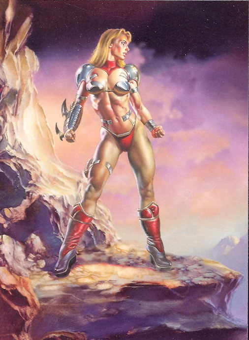 BORIS AND JULIE THE ARTWORK OF 2003 COMIC IMAGES VALLEJO PROMO CARD P1