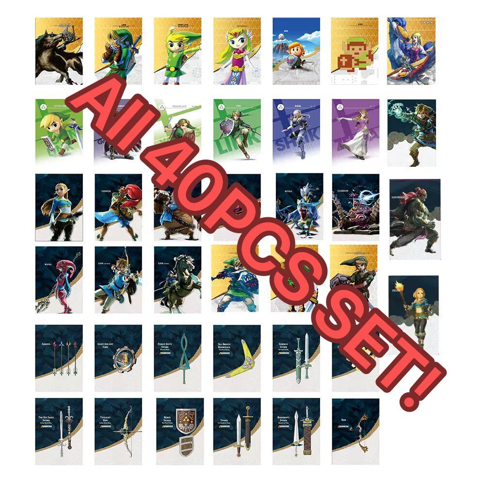 All 45pcs BotW Loz Tears of the Kingdom Amiibos Fast ShippingFree stickers