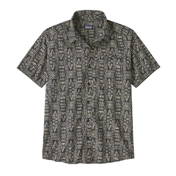 Patagonia Go-To Shirt Flow Sunken Blue Size XS Patagonia Go-To Shirt Flow Sunken Blue Size XS