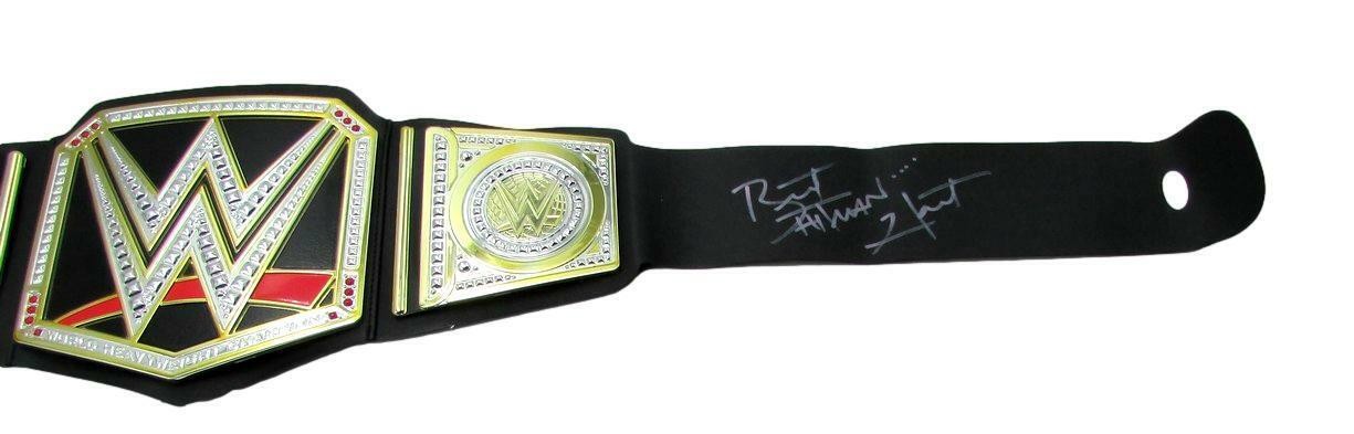Bret Hart WWF Champ Autographed Champion WWF Replica Belt JSA Bret Hart WWF Champ Autographed Champion WWF Replica Belt JSA
