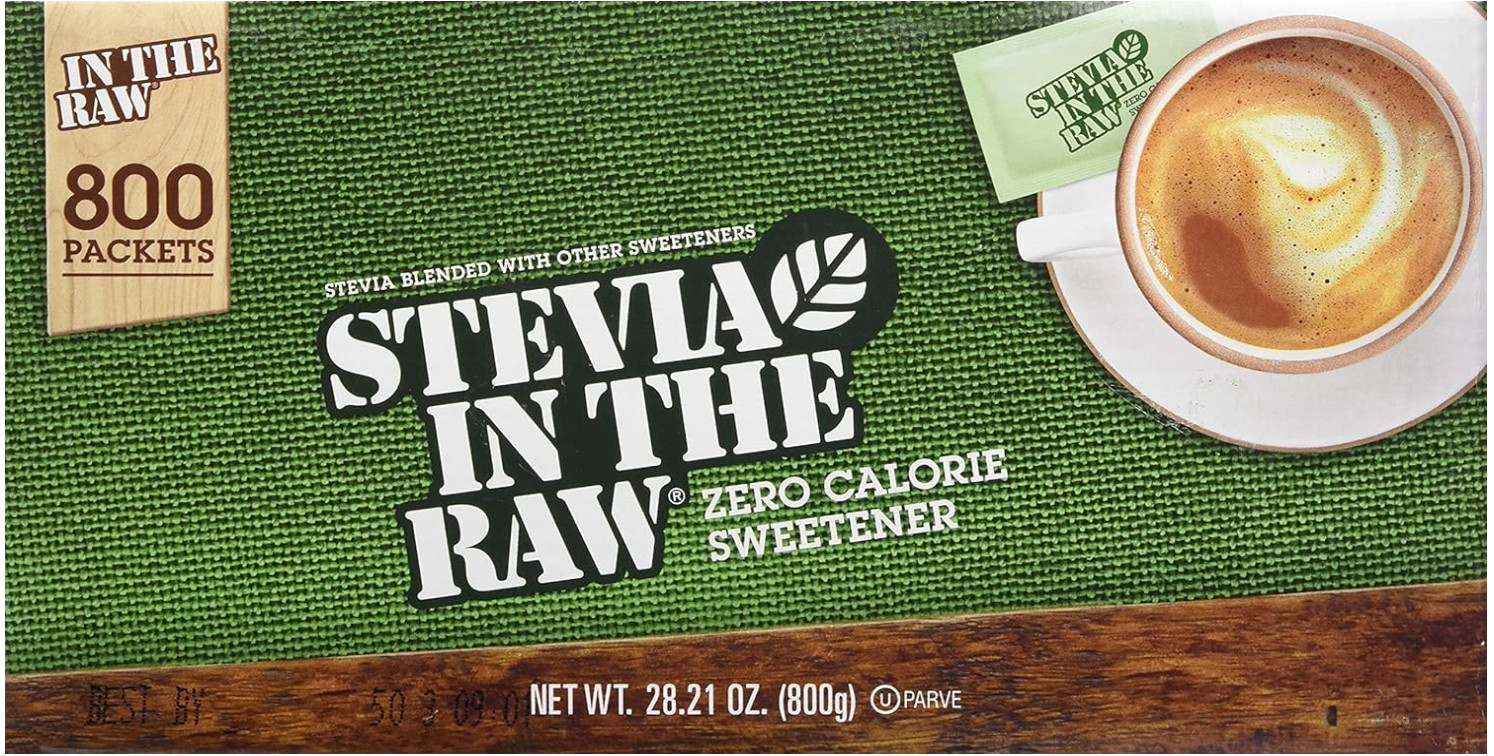 Stevia in the Raw Zero Calorie Sweetener Portion Packets, 800-count - Set of 2