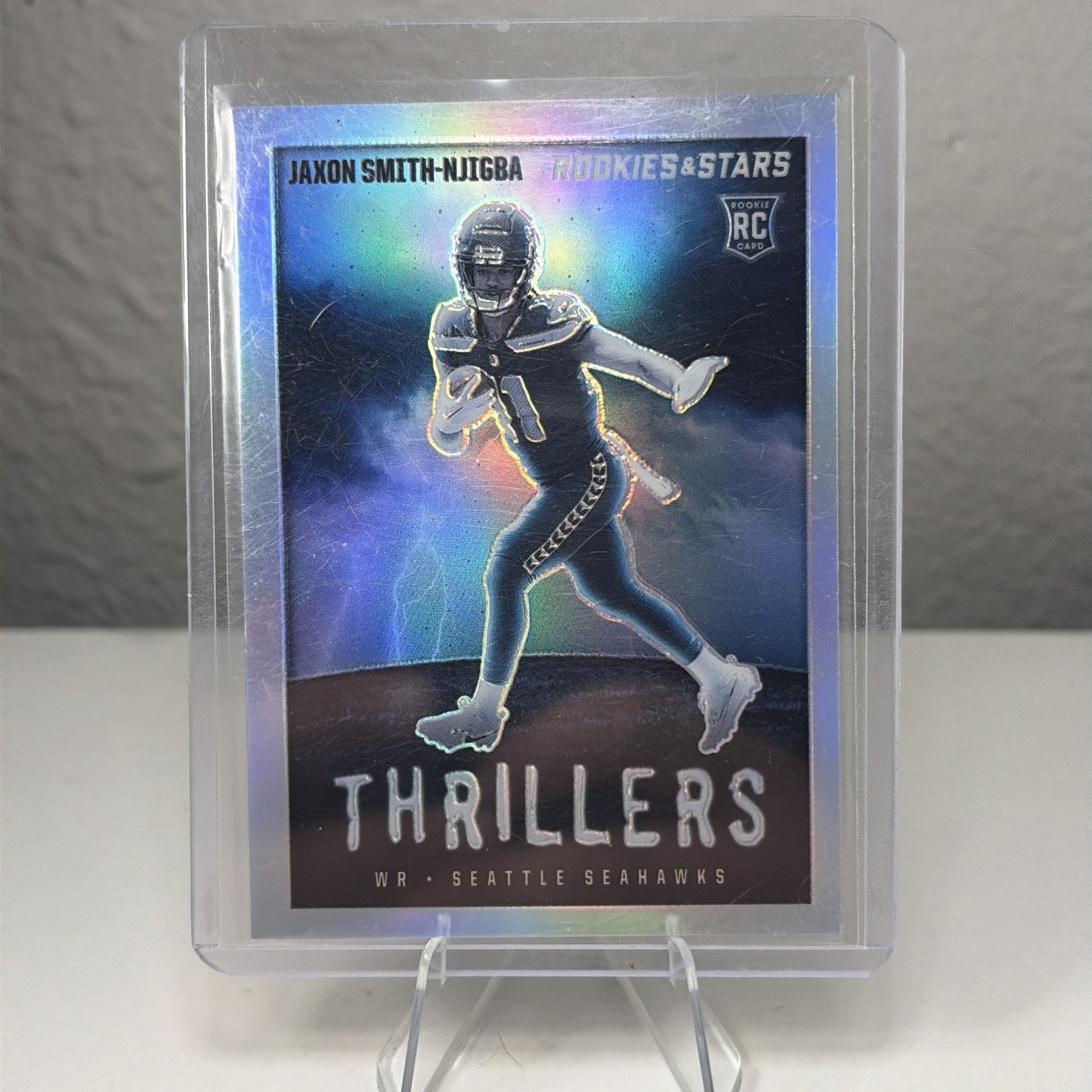 2023 Panini Rookies & Stars-Thrillers Jaxon Smith-Njigba#TH-27 Silver Prizm (RC)