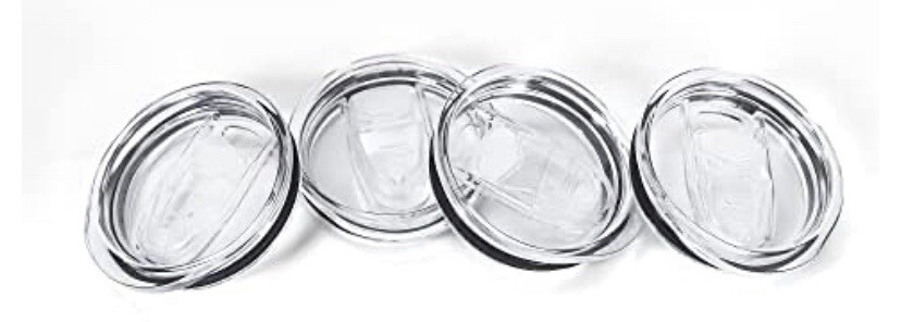 20 oz Skinny Tumbler  Replacement Lids (4 Pack)- 