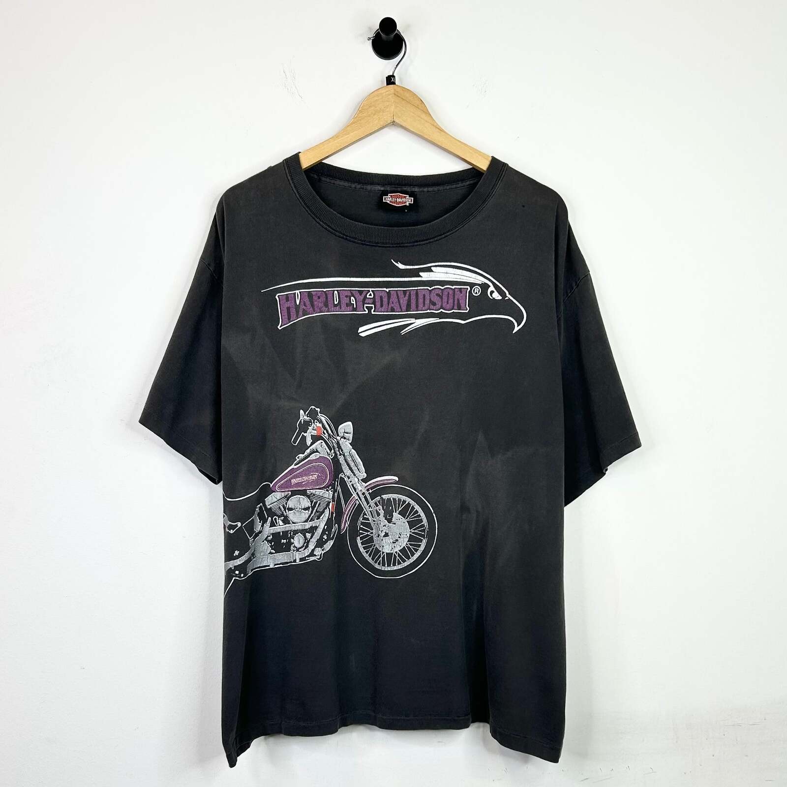 HARLEY DAVIDSON PURPLE EAGLE LOGO TEE