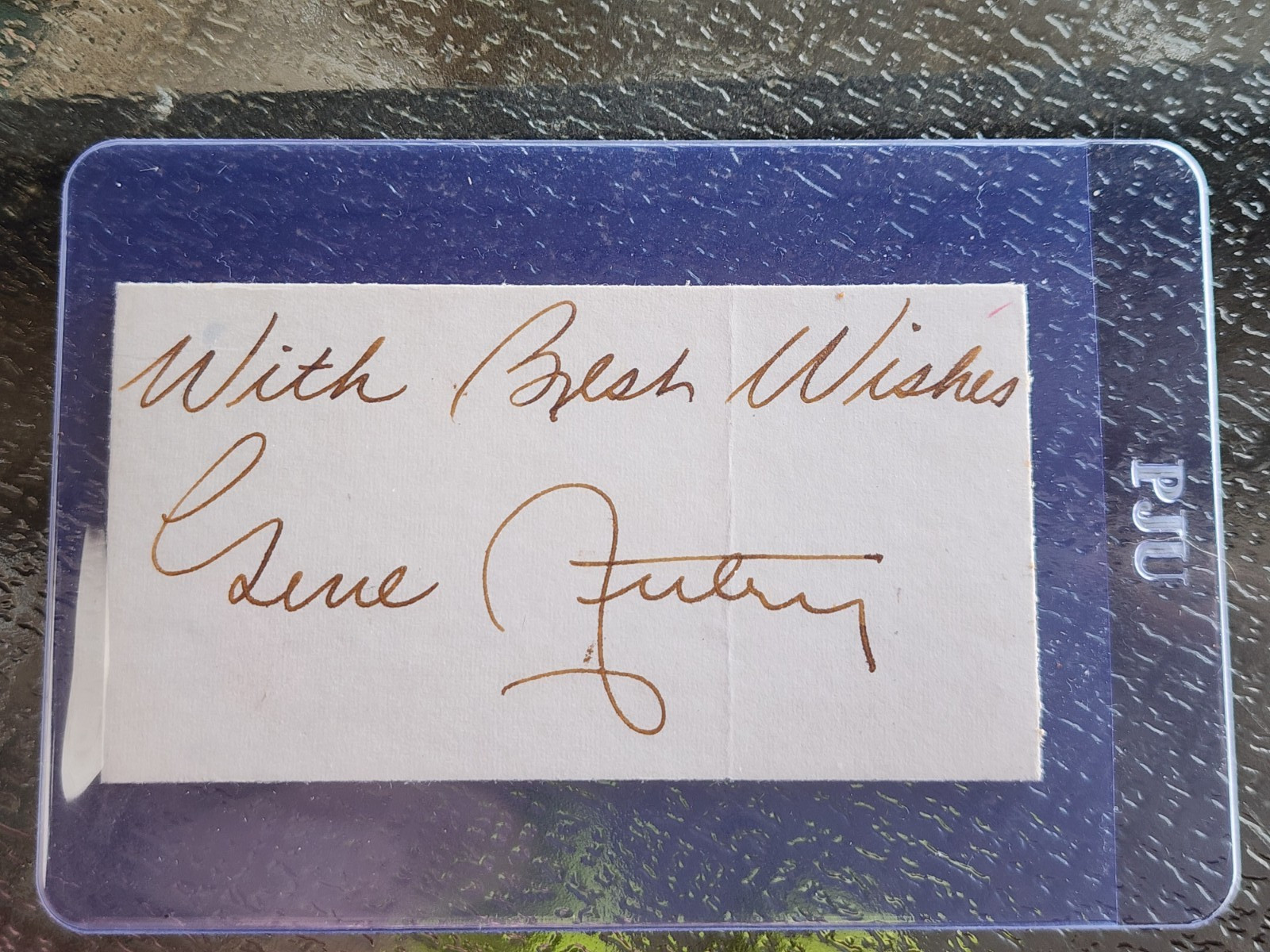 Gene Autry (1907-1998) Autograph Cut Signed Auto \ Gene Autry (1907-1998) Autograph Cut Signed Auto \