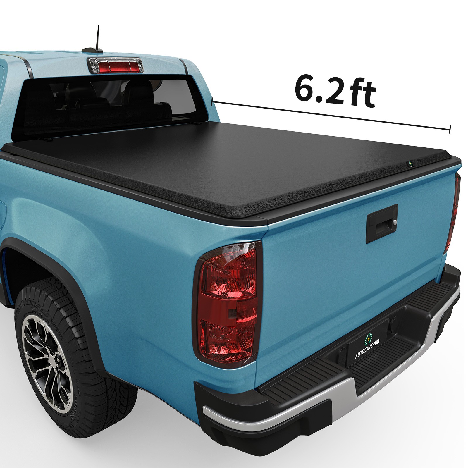 6.2FT Bed Soft Roll Up Tonneau Cover for 2015-22 Chevy Colorado / GMC Canyon Top