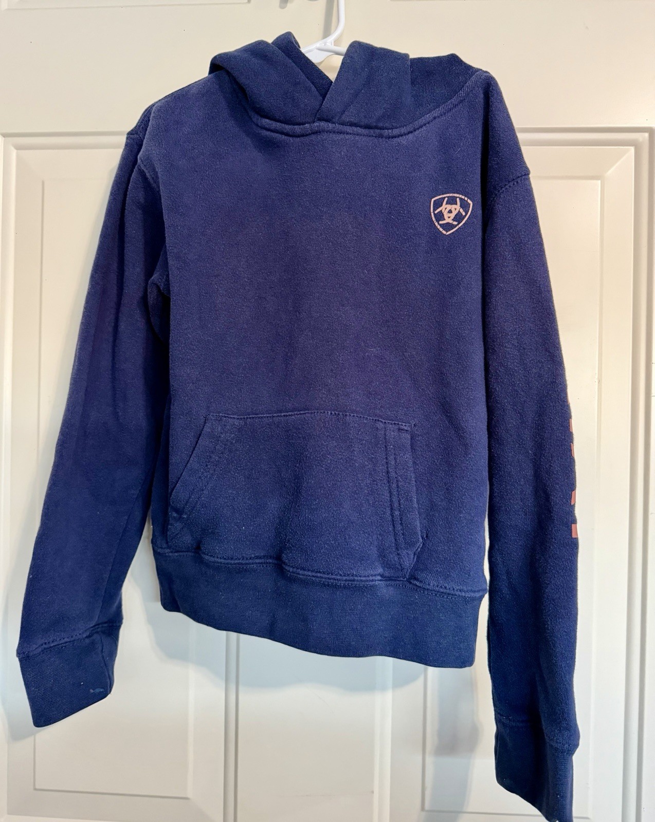 Ariat Youth S 8 Navy Blue Pullover Hoodie Western Equestrian