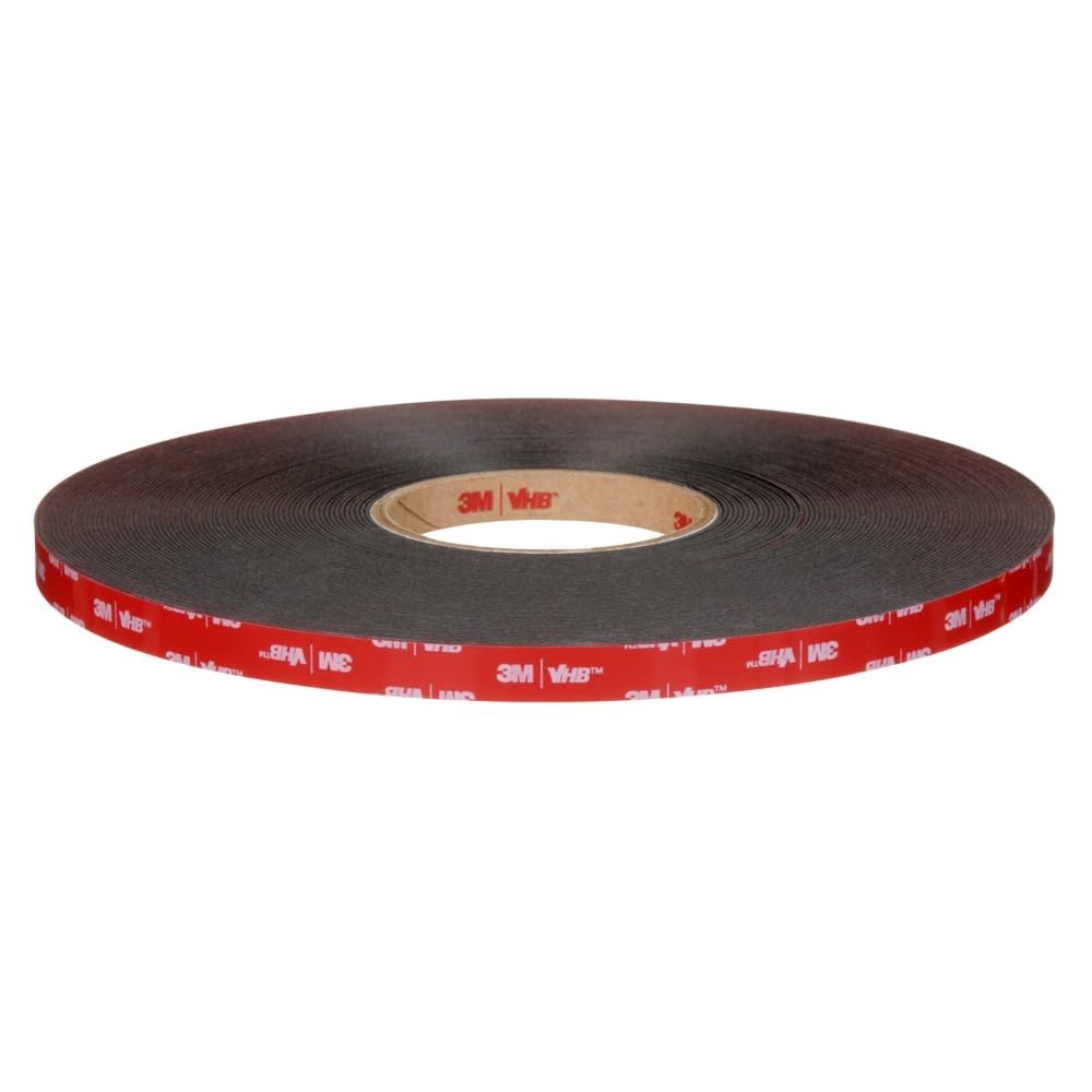 3M VHB Double Sided Foam Adhesive Tape 5952 Automotive Mounting 1/2 3M VHB Double Sided Foam Adhesive Tape 5952 Automotive Mounting 1/2