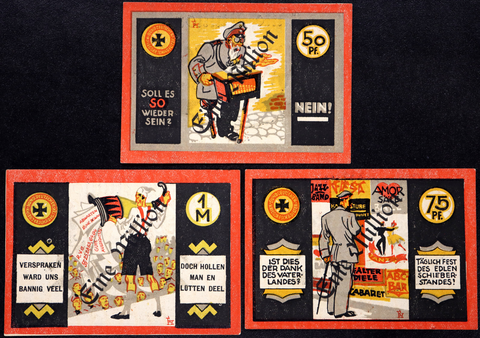 HAMBURG 1923 XX-RARE UNCATALOGED INFLATION SET \