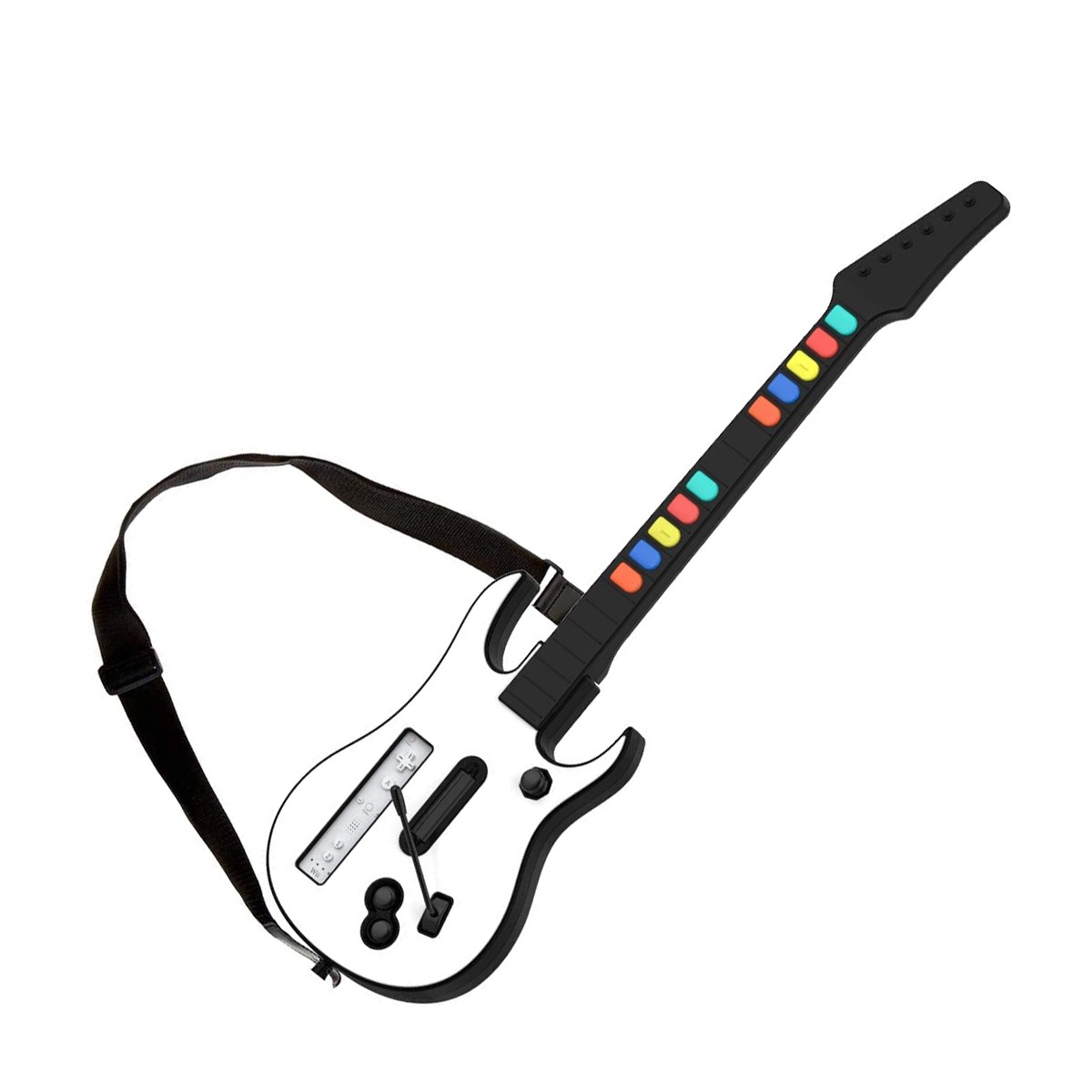 Wireless Guitar for Nintendo Wii / U Compatible with All Guitar Hero games