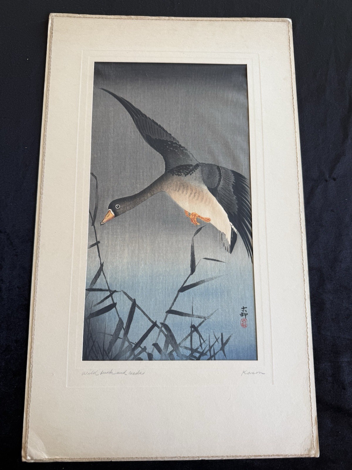 Vintage Japanese Woodblock Ohara Koson (Shoson) \
