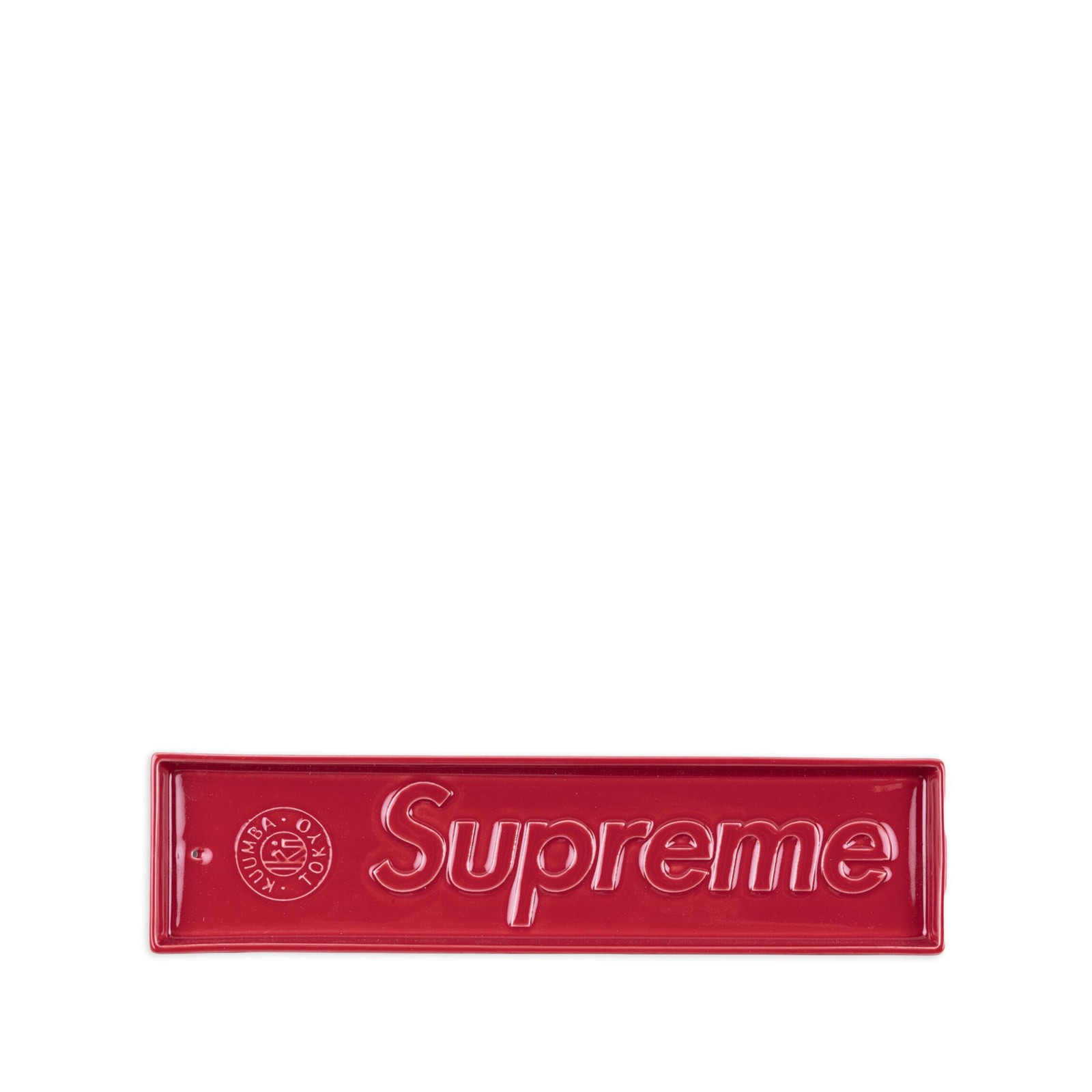 Supreme x Kuumba red ceramic incense tray Supreme x Kuumba red ceramic incense tray