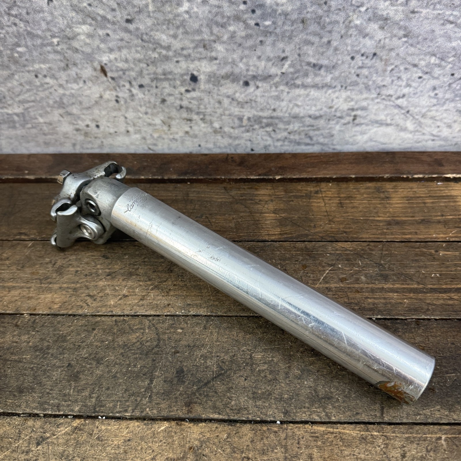 Vintage Campagnolo Seatpost 26.8mm Silver Alloy 70s 80s Italy Road World Post