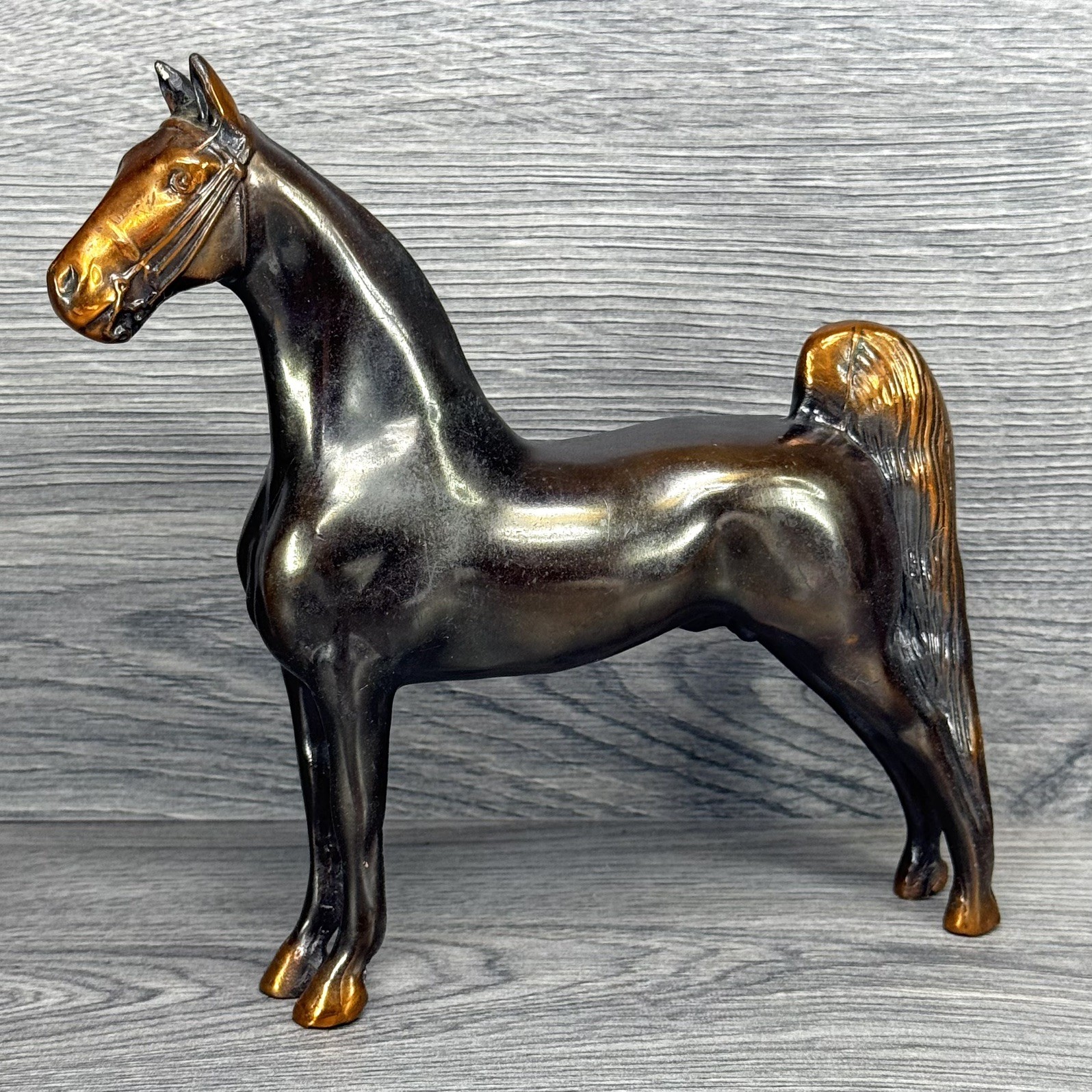 Vintage Gladys Brown Edwards Gaited Saddlebred Stallion Metal Dodge ASB Horse Vintage Gladys Brown Edwards Gaited Saddlebred Stallion Metal Dodge ASB Horse