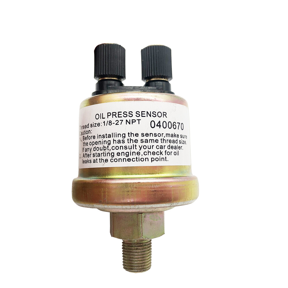 0-10 bar Oil Pressure Sensor For gauge 1/8-27NPT 0-150 Psi Gauge Sender 2 Pins