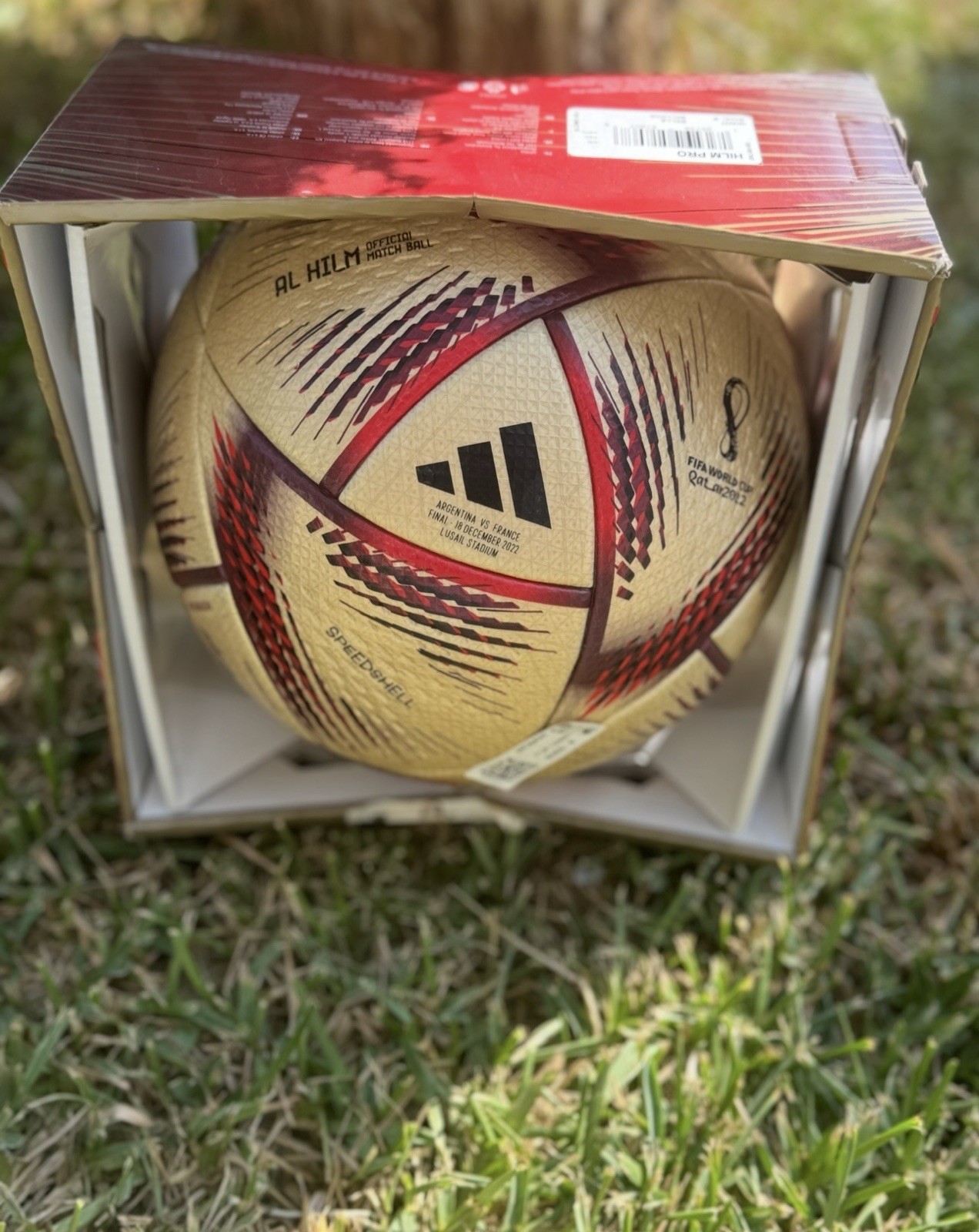 Adidas Al Hilm FIFA World Cup Qatar 2022 Official Match Ball Size 5 Final Match Adidas Al Hilm FIFA World Cup Qatar 2022 Official Match Ball Size 5 Final Match