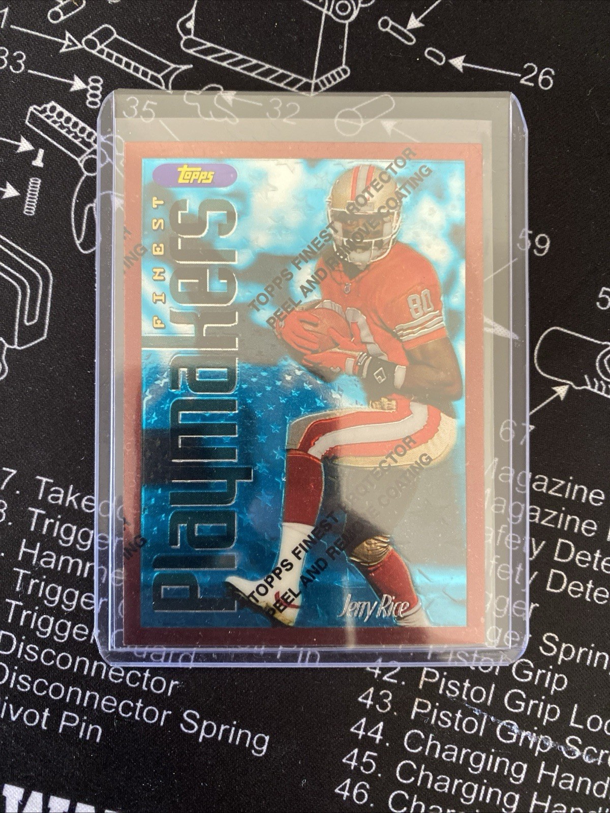 1996 Topps Finest - Jerry Rice #175 1996 Topps Finest - Jerry Rice #175