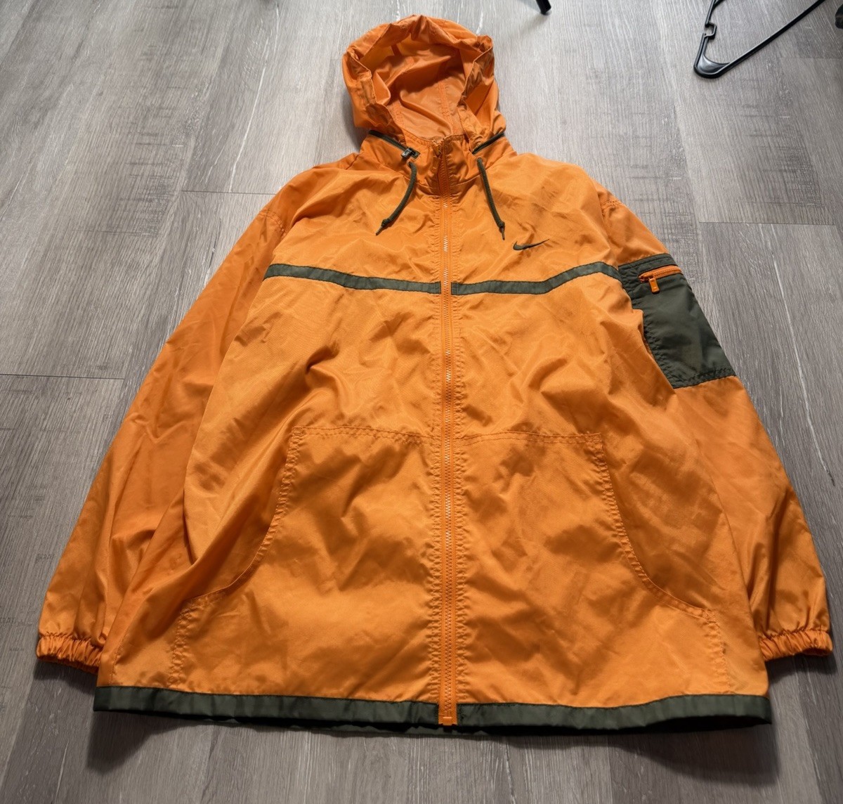 Vintage Nike Orange Performance Windbreaker Jacket
