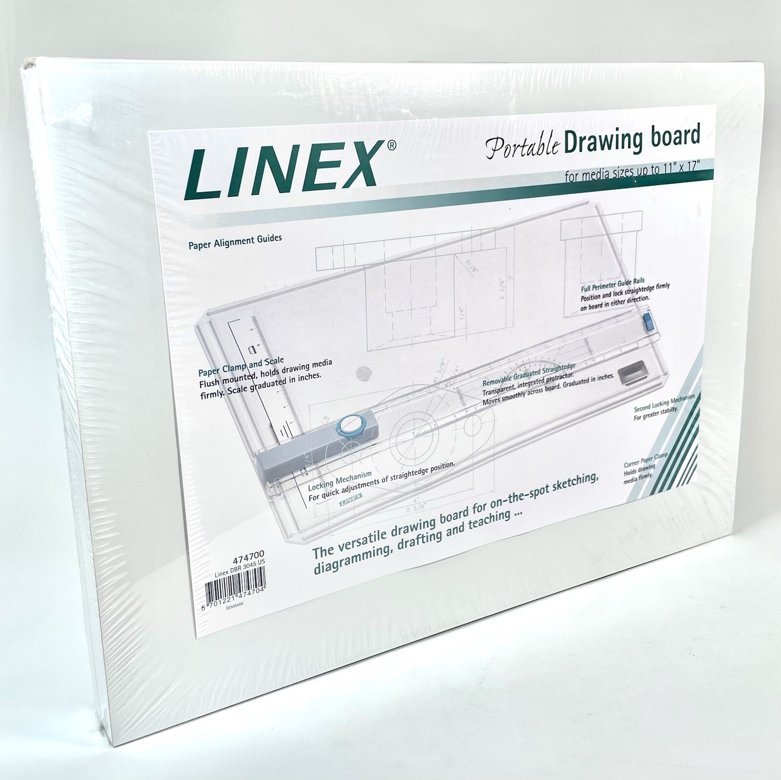 LINEX Portable Drawing Art Board Multi-Function Drafting Scale In Inches DBR3045 LINEX Portable Drawing Art Board Multi-Function Drafting Scale In Inches DBR3045