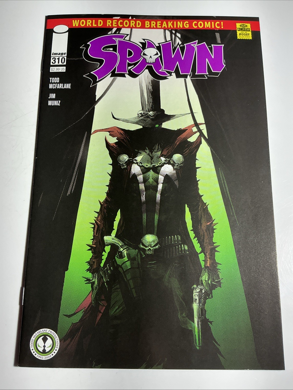Spawn #310 Cover A Todd McFarlane (Image Comics Malibu Comics) 9.2 NM Comic Book
