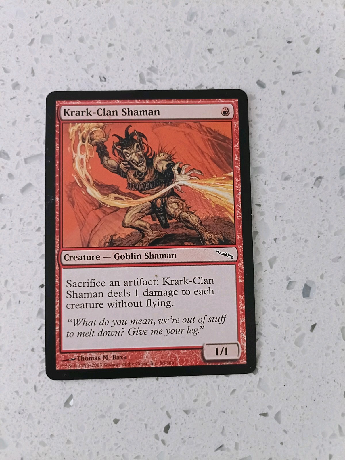 MTG NM Krark-Clan Shaman Mirrodin  & Tracking