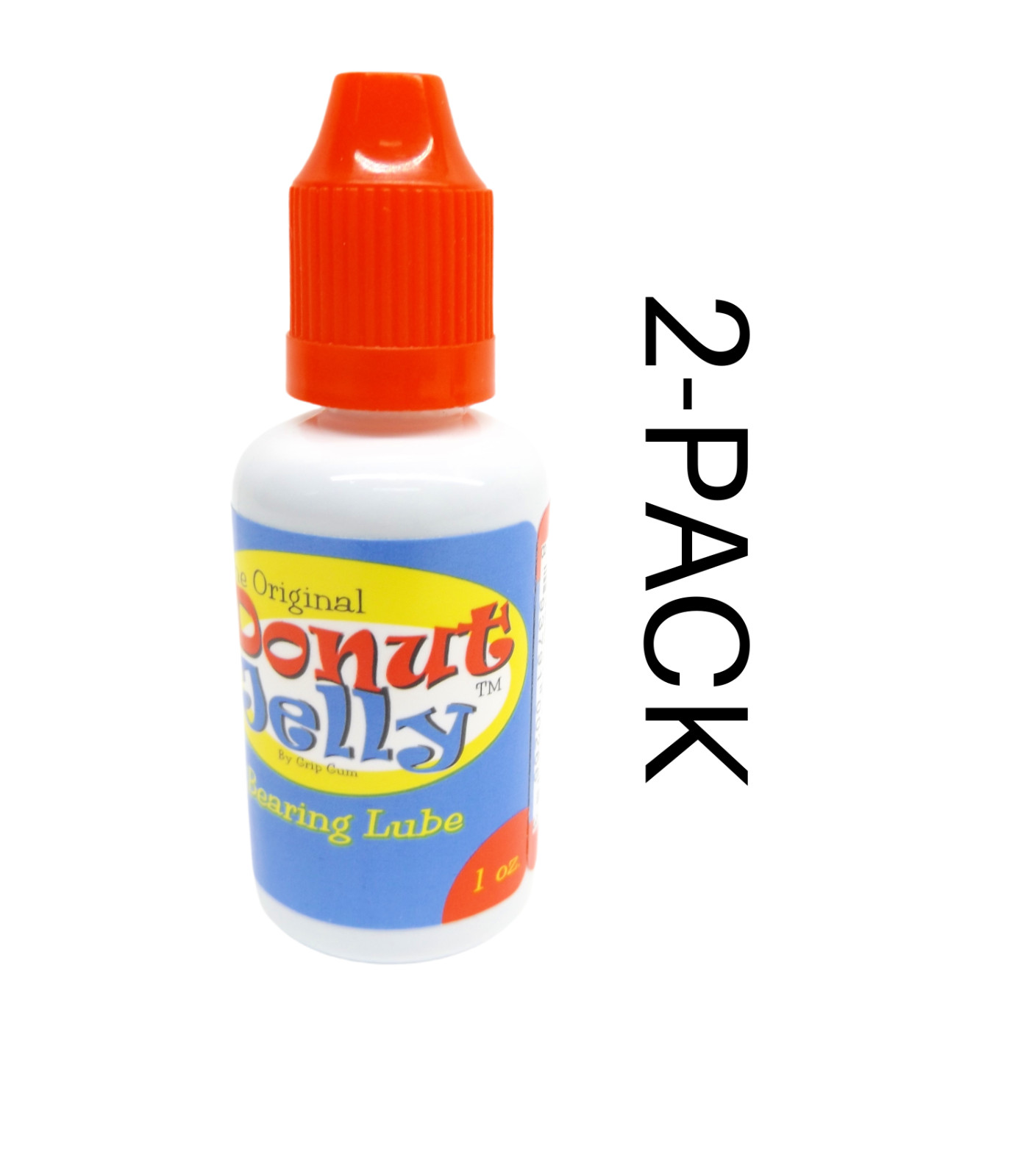 2-Pack – Grip Gum Donut Jelly Skateboard Bearing Cleaner & Lube 1 Oz.