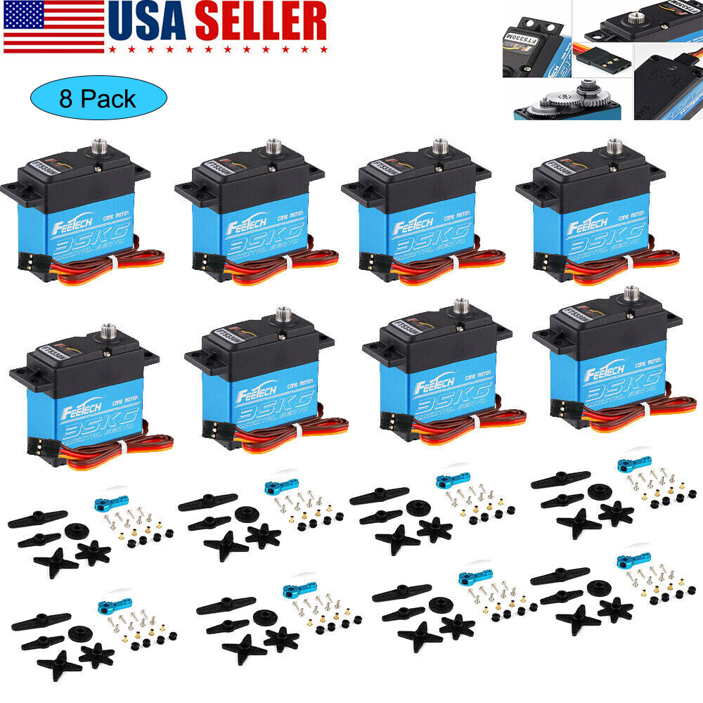 Waterproof 35KG Digital Servo Full Metal Gear High Torque for RC Car Crawler Rob