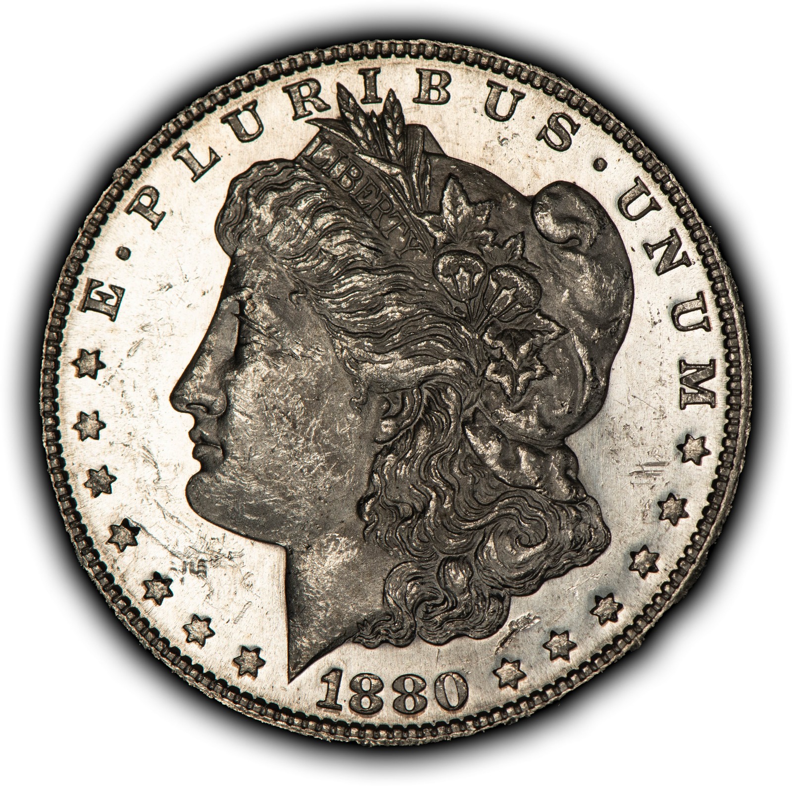1880-S $1 Morgan Silver Dollar - Proof-Like - BU - SKU-D7556