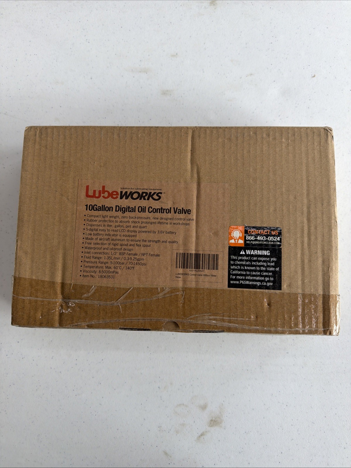 Lubeworks Digital Oil Gun - 10GPM, 1/2