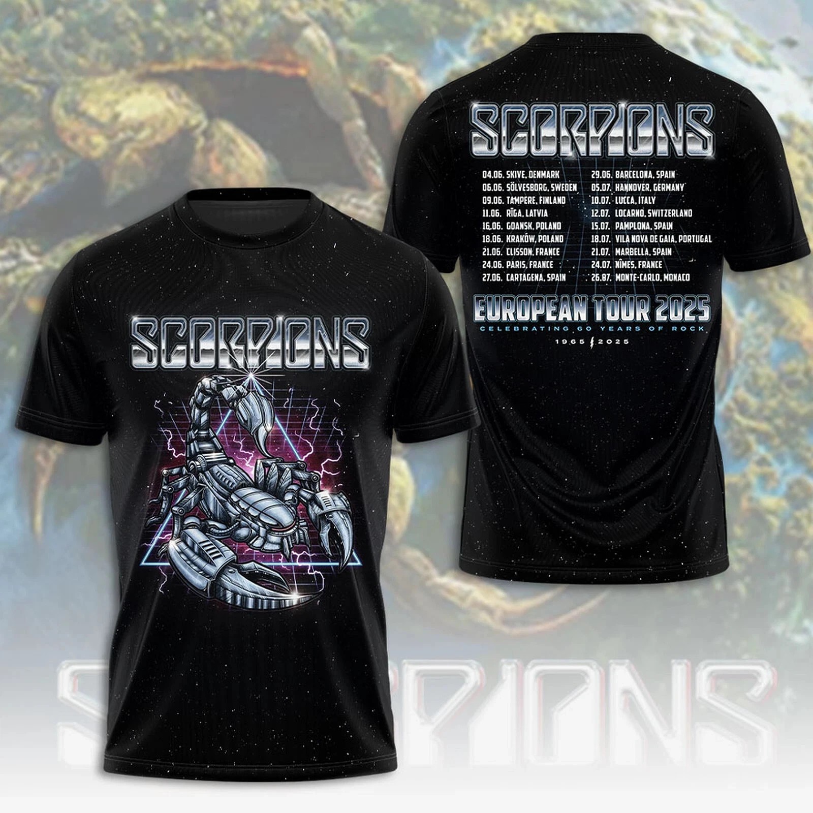 Scorpions 60th Anniversary Tour T Shirt
