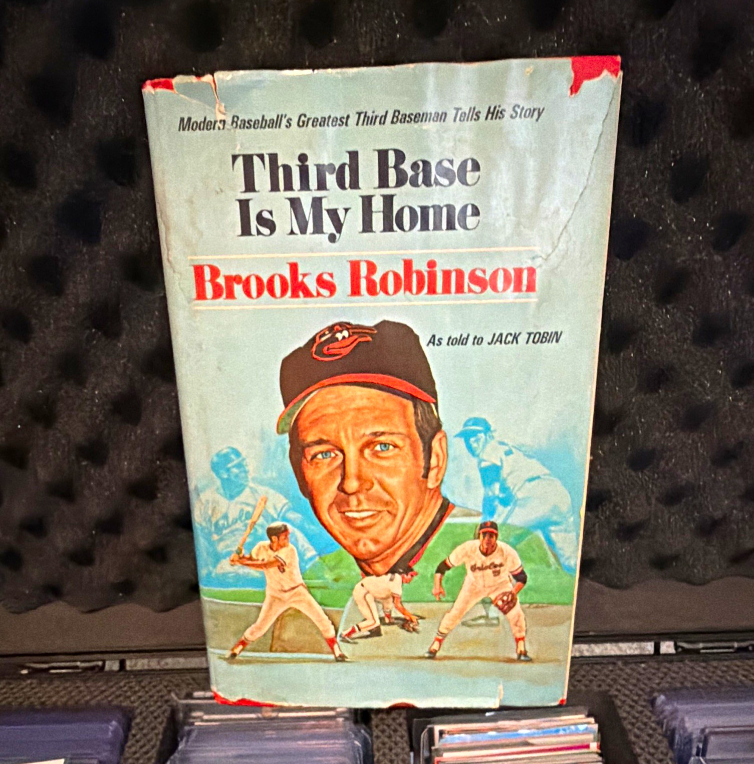 Brooks Robinson Third Base Is My Home Hardcover Signed Inscribed Illus DJ