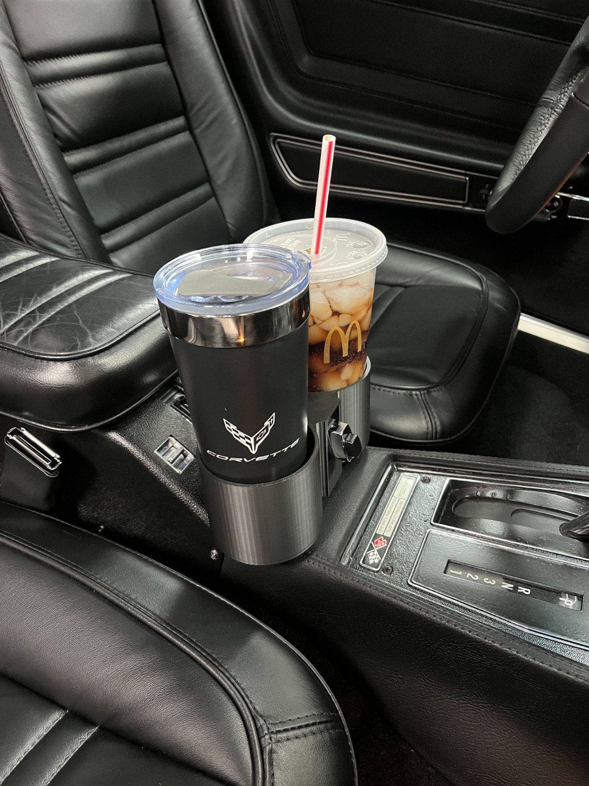 1977-1982 C3, Corvette Drink/Cup Holder (Black)