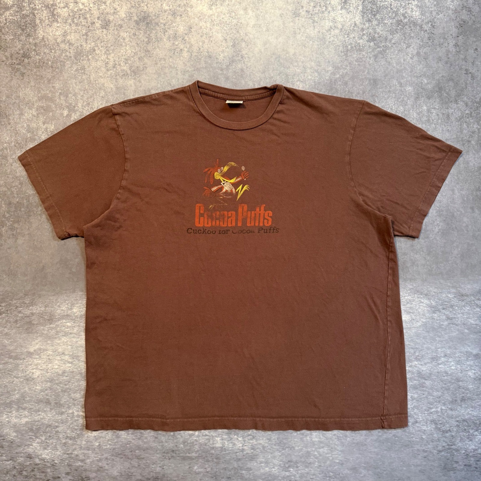 VTG Steve & Barrys Cocoa Puffs Shirt Mens XXL Brown Y2K Cereal Graphic Tee