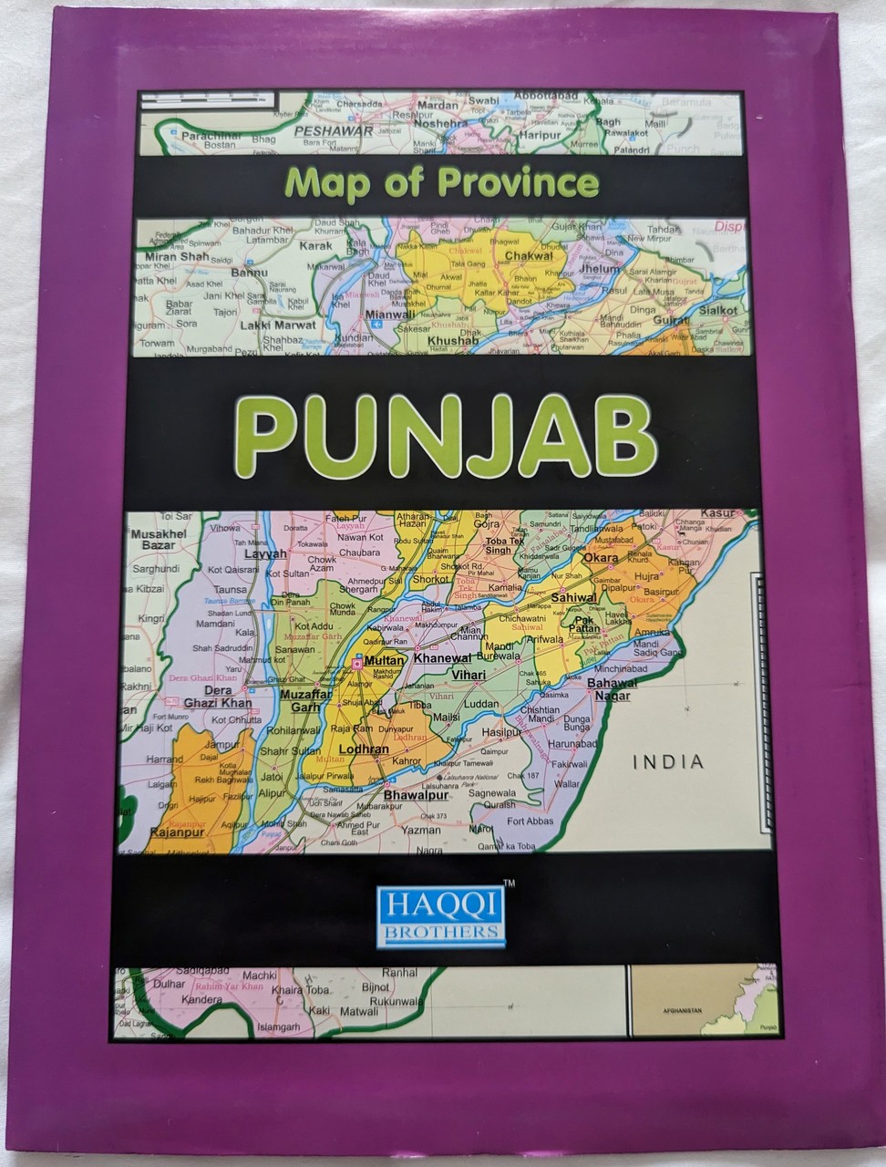 Map of Province PUNJAB