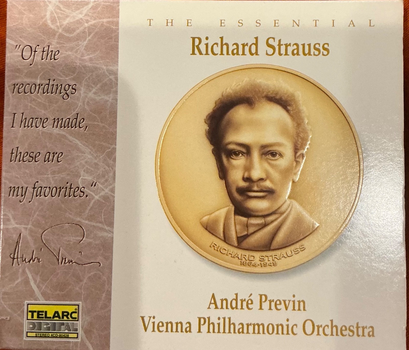 Richard Strauss Essential Previn Vienna Philharmonic Telarc CD-80428 4CD Box Set