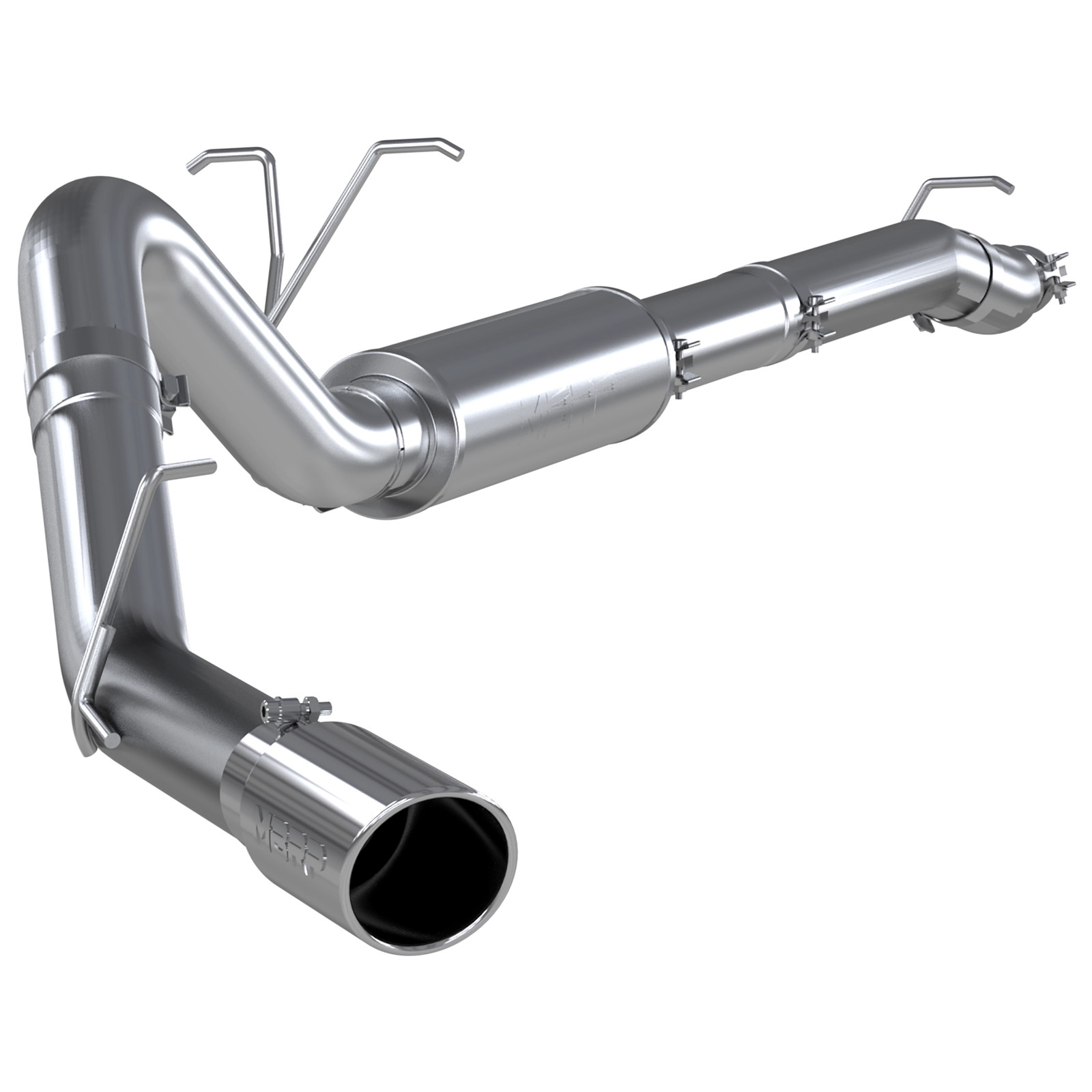 MBRP S5246AL Steel Cat Back Exhaust Kit for 11-16 Ford F-250 F-350 F-450 6.2L V8
