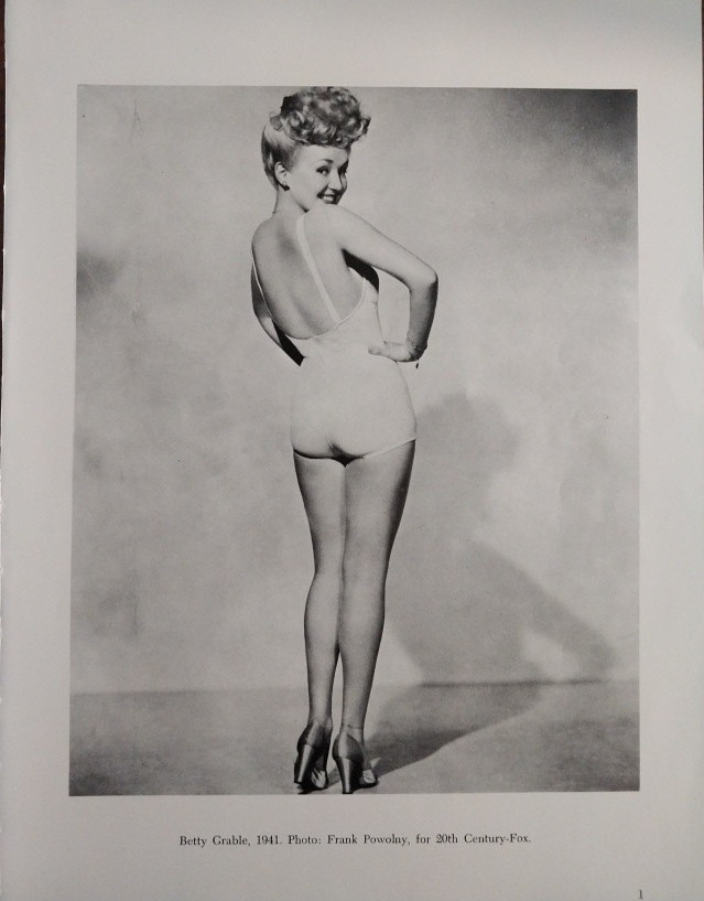 Betty Grable & Gary Cooper Actors 1940\'s Publicity Book Photograph