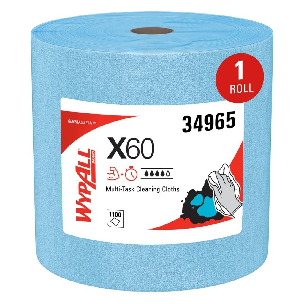 Generalclean X60 Cloths Multi-Task Cleaning Wipes, Jumbo (34965), Strong and Abs