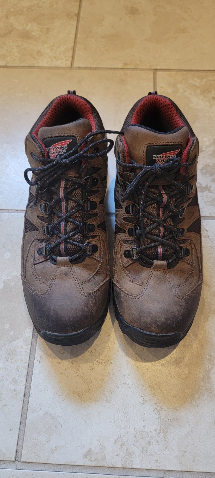 Red Wing 8672 Men\'s Size US 9 1/2 D Leather Waterproof Tru Hiker Work Boots