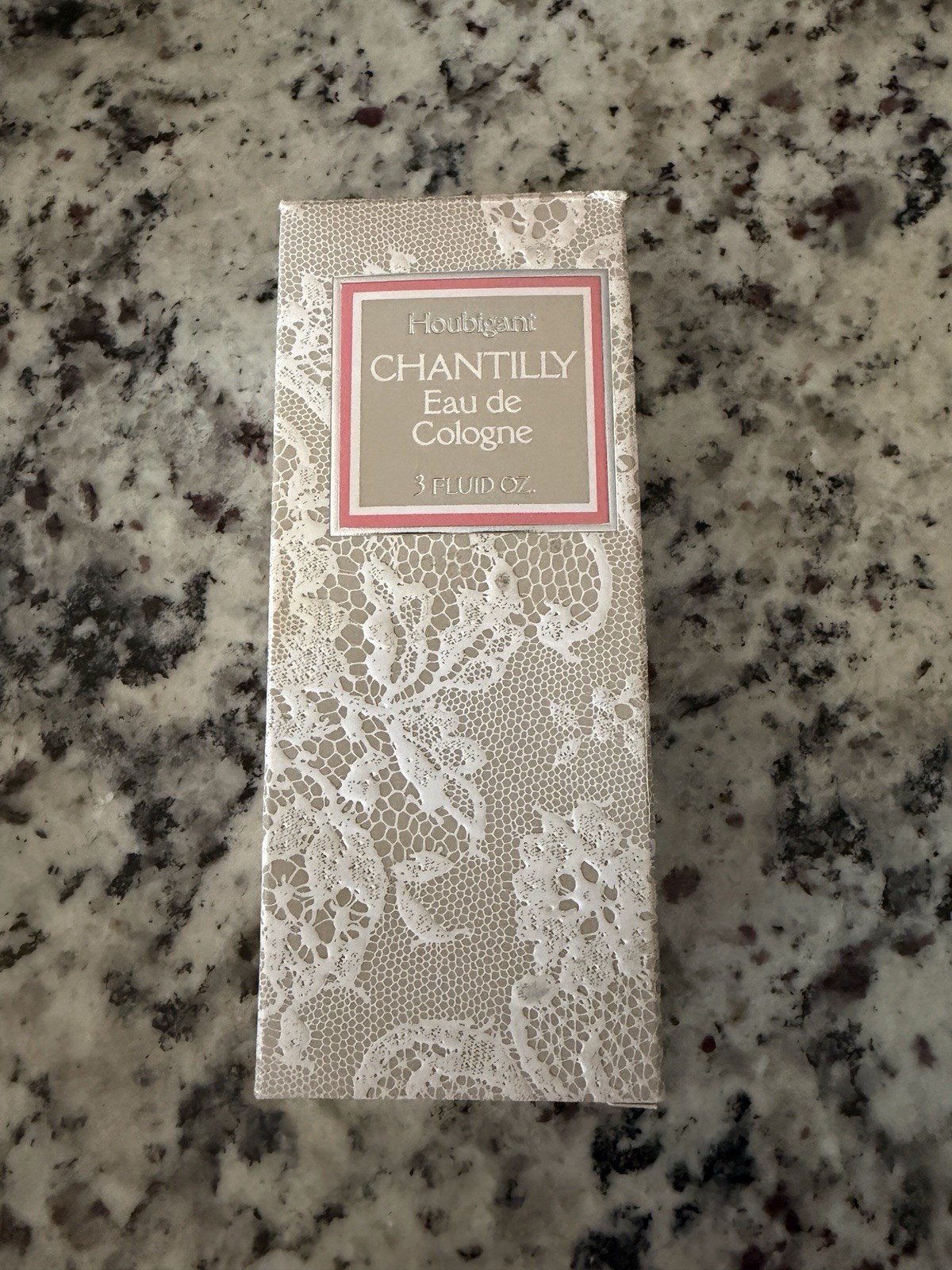 Vintage HUGE 3 Oz Houbigant CHANTILLY Eau de Cologne Splash Perfume Rare Women’s