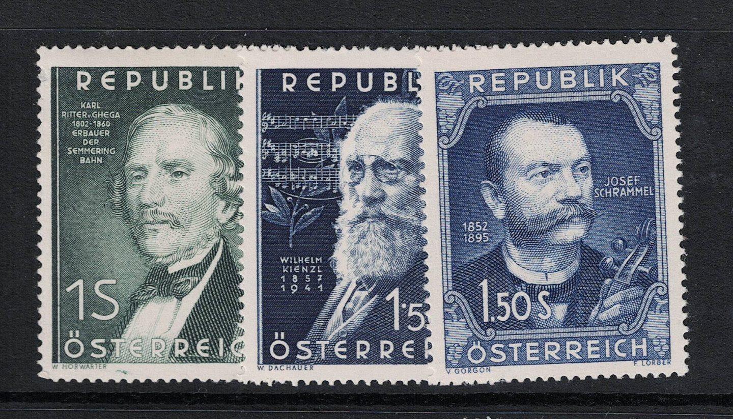 Austria SC# 577 - 579 Mint Hinged - S18415