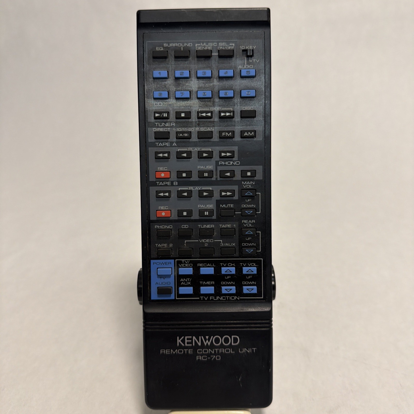 Original OEM Kenwood Multi-functional Stereo Remote Control RC-70 HTF Tested Original OEM Kenwood Multi-functional Stereo Remote Control RC-70 HTF Tested