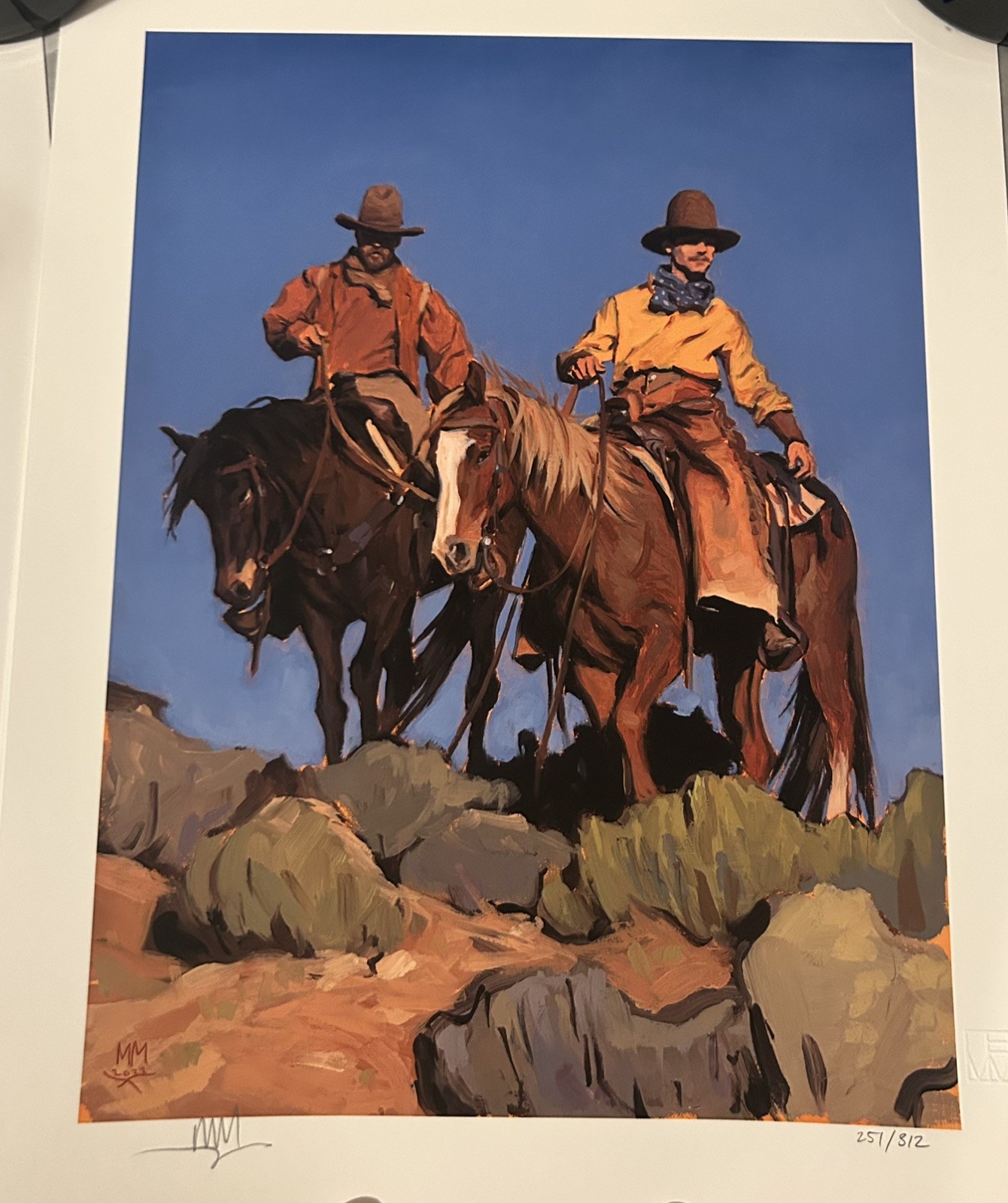 Mark Maggiori “Blue Sky Red Earth” Signed Numbered Print Limited Run 11x14”