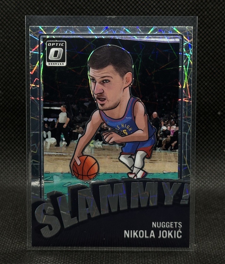 2023-24 Panini Donruss Optic Nikola Jokic Slammy #25 Nuggets MVP CASE HIT