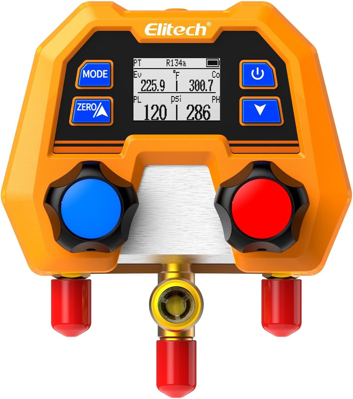 Digital Refrigerant Manifold Gauge for HVAC, R410A R454B, DMG-2SE