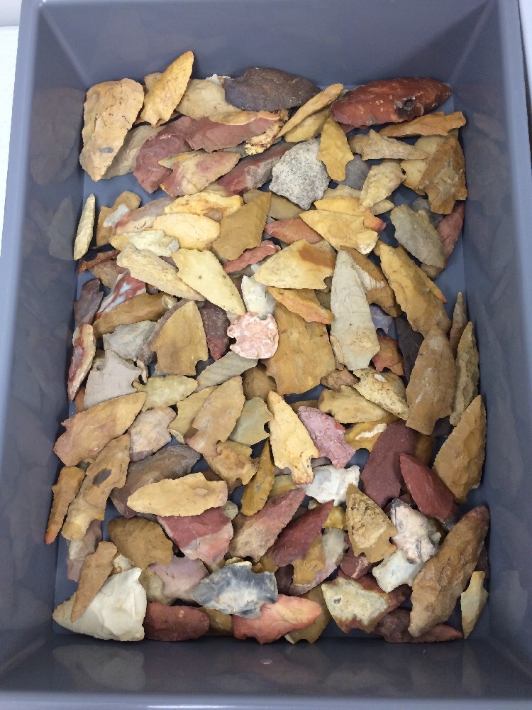 Five 5 Authentic Ancient Indian Arrowheads \