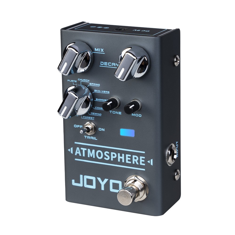 JOYO Atmosphere Reverb Electric Guitar Effect Pedal with 9 Digital Reverb Types
